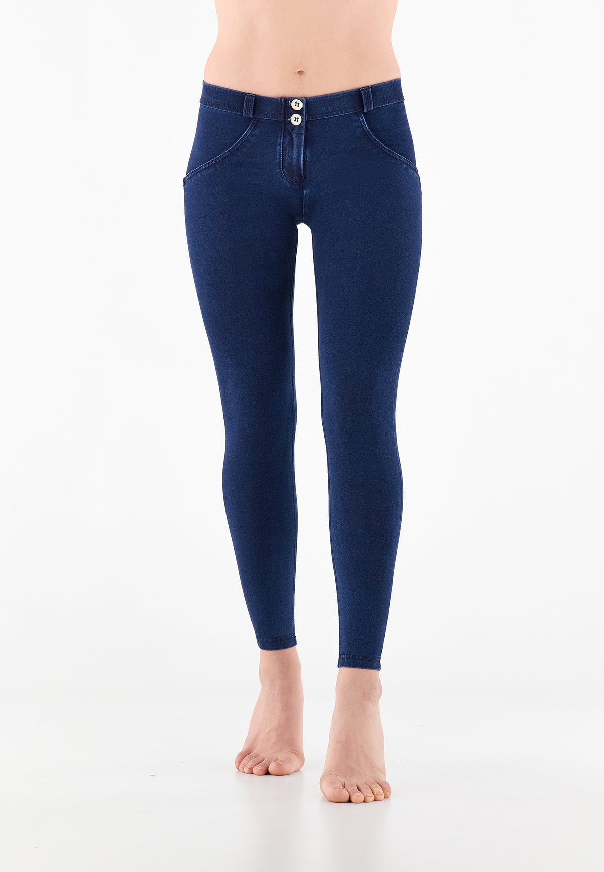 Freddy Womens Superskinny Trouser W/Reg Jeans In Dark Navy