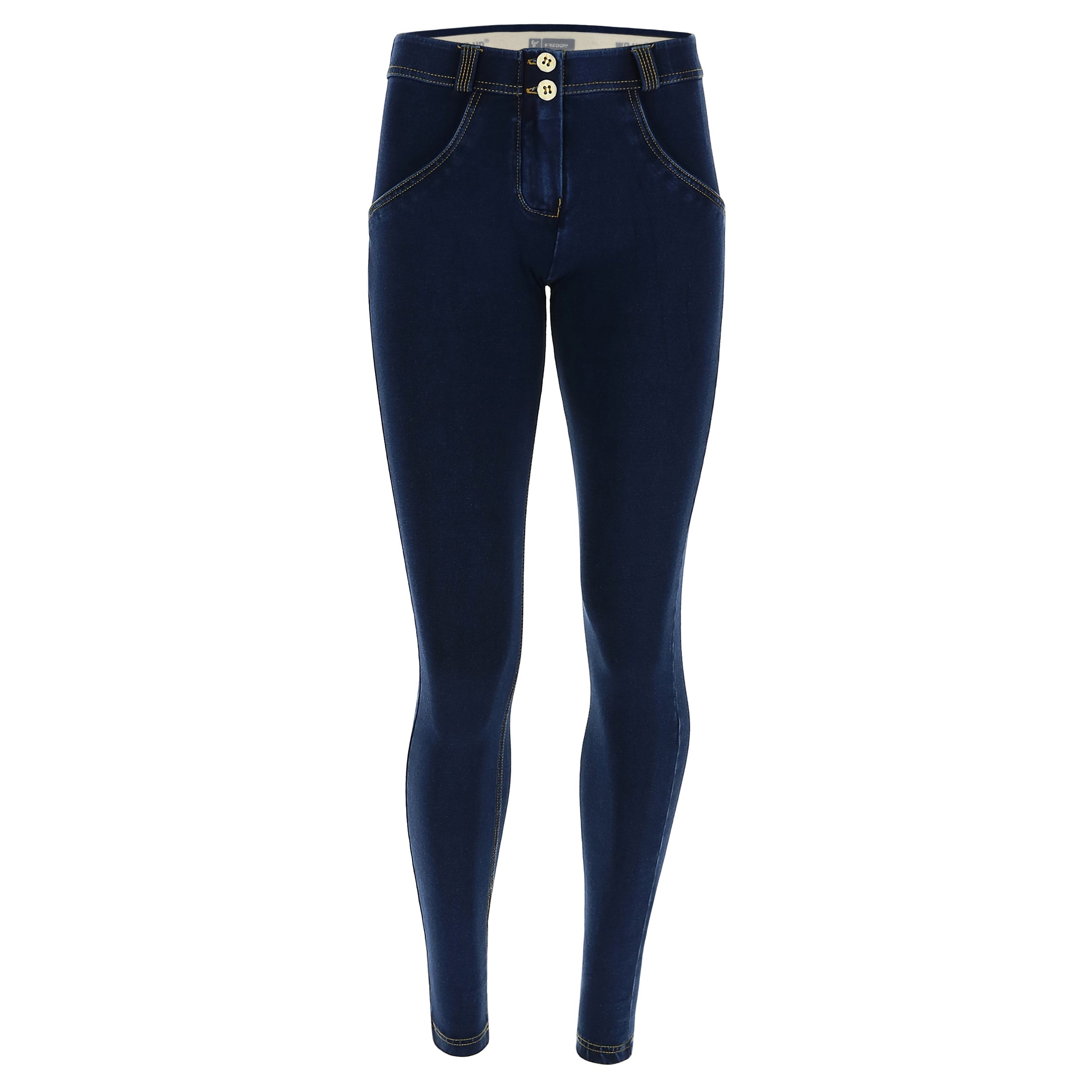 Freddy Womens Superskinny Trouser W/Reg Joy Jeans In Dark Navy