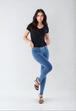 Freddy Womens Superskinny Push Up Pants In Blue