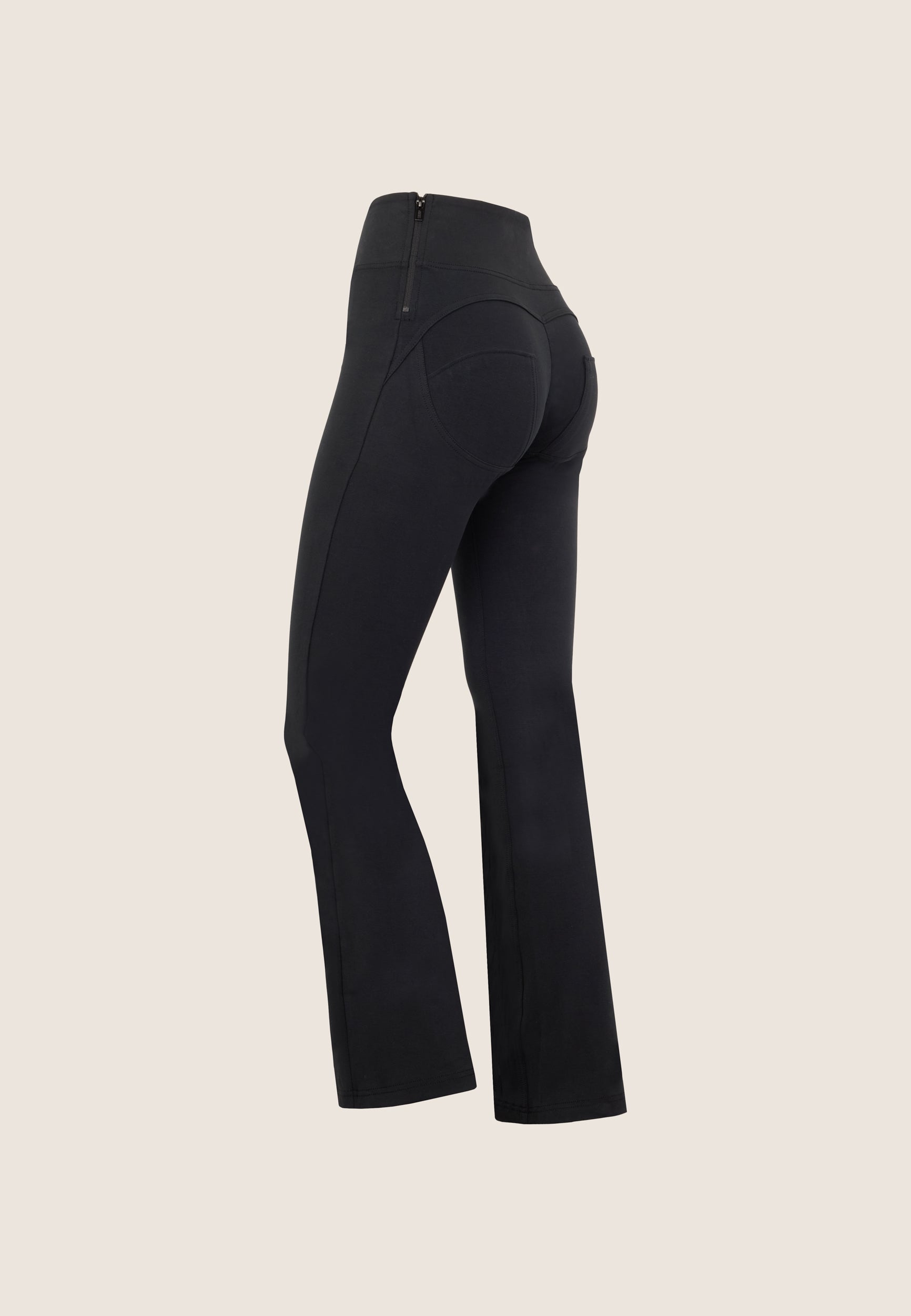 Freddy Womens Wr.Up Bootcut High Waist Trouser In Black