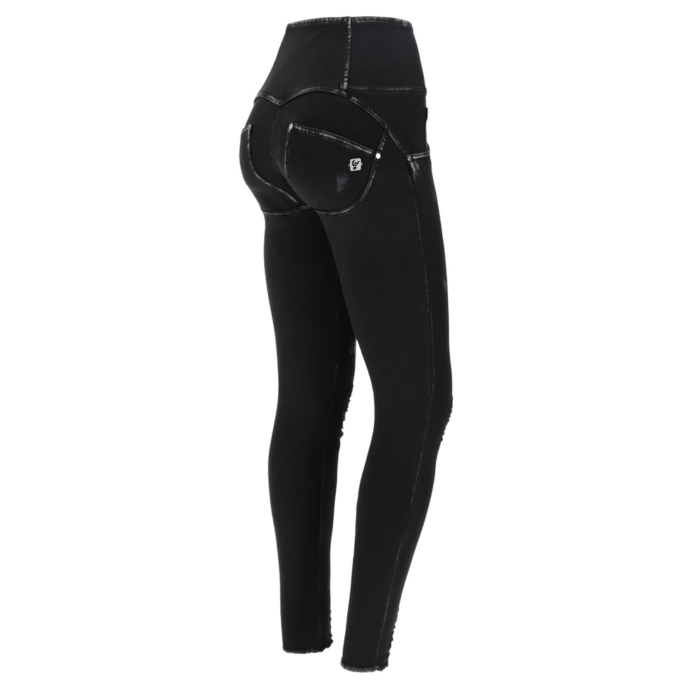 Freddy Womens Woven High Waist Jeans In Black