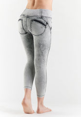 Freddy Womens Push Jean In Bleached Black