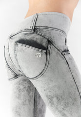 Freddy Womens Push Jean In Bleached Black