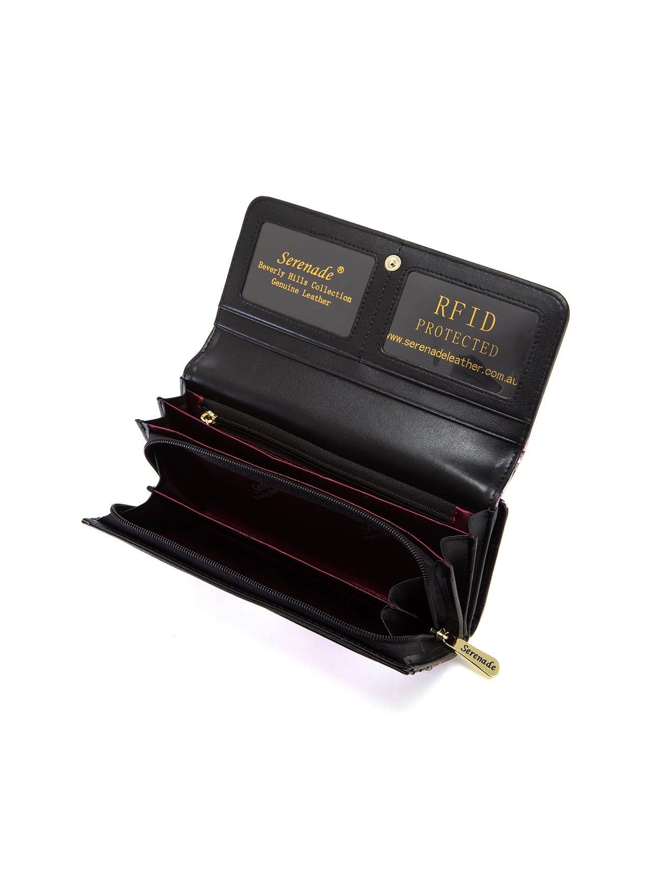 Serenade Charlotte Large Purse In Purple