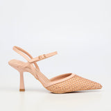 Butterfly Feet Ladies Catrina 1 Heels In Rose Gold