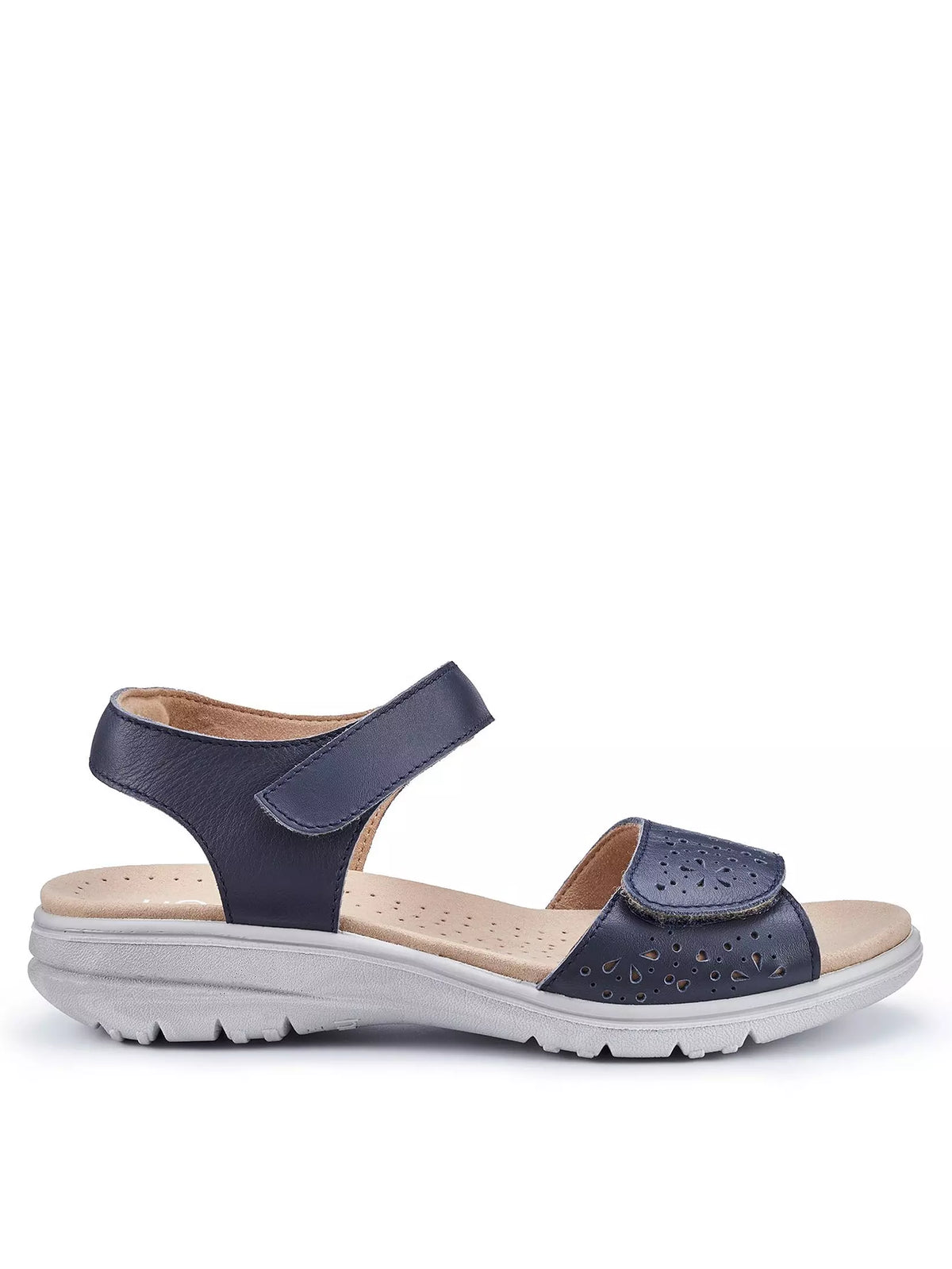 Hotter Ladies Leah II Shoes In Navy