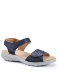 Hotter Ladies Leah II Shoes In Navy