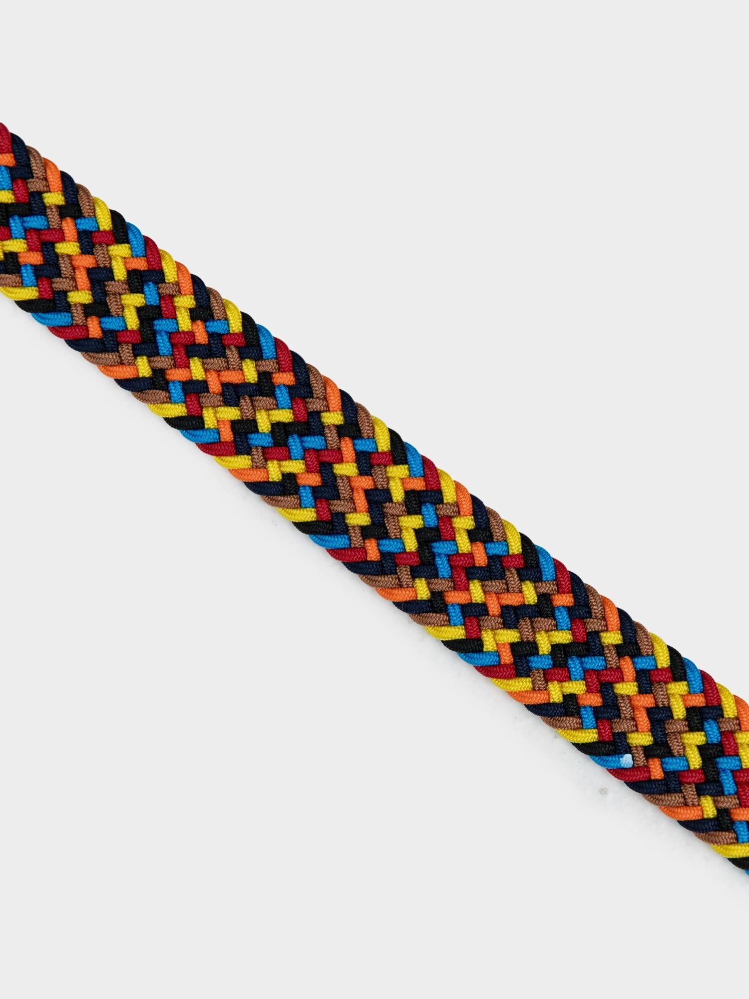 Ben Sherman Unisex Woven Braided Belt MultiColour