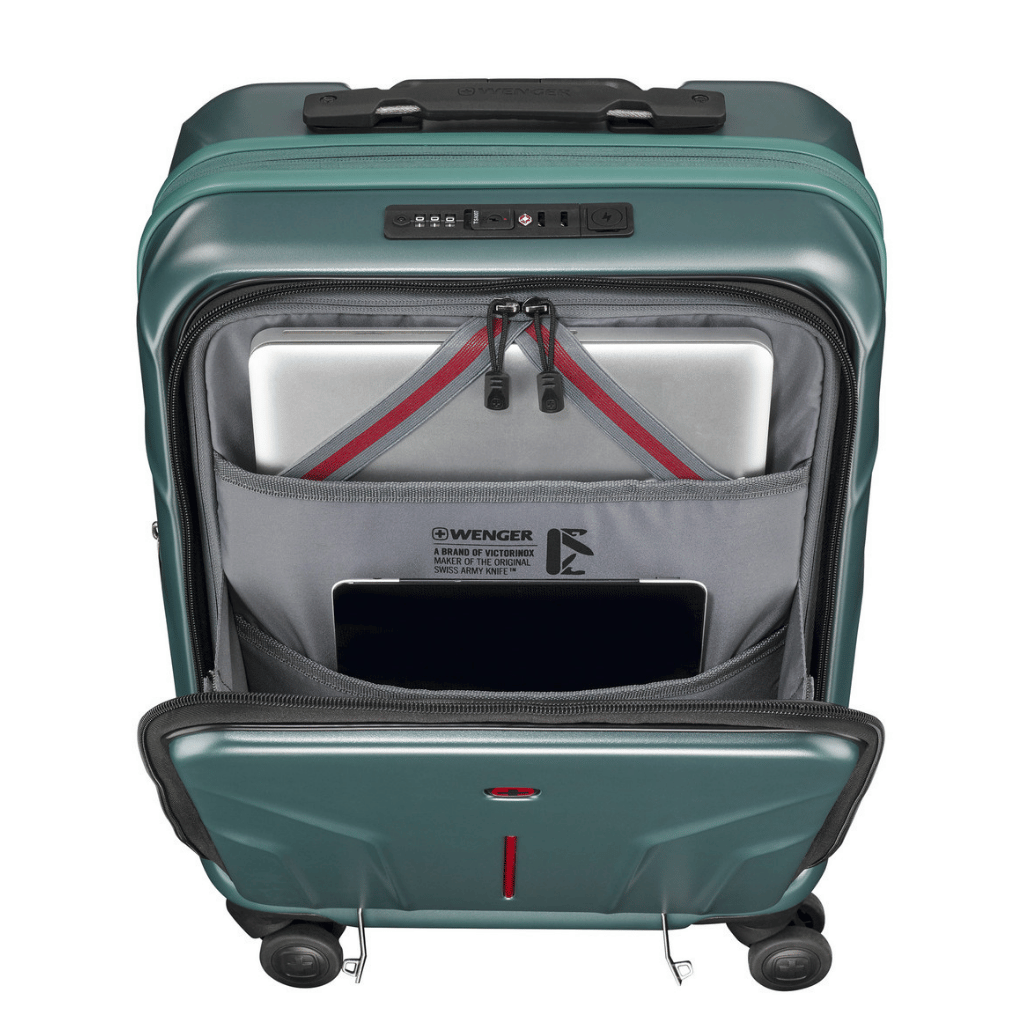 Wenger Amplix Hardside Trolley In Deep Lake