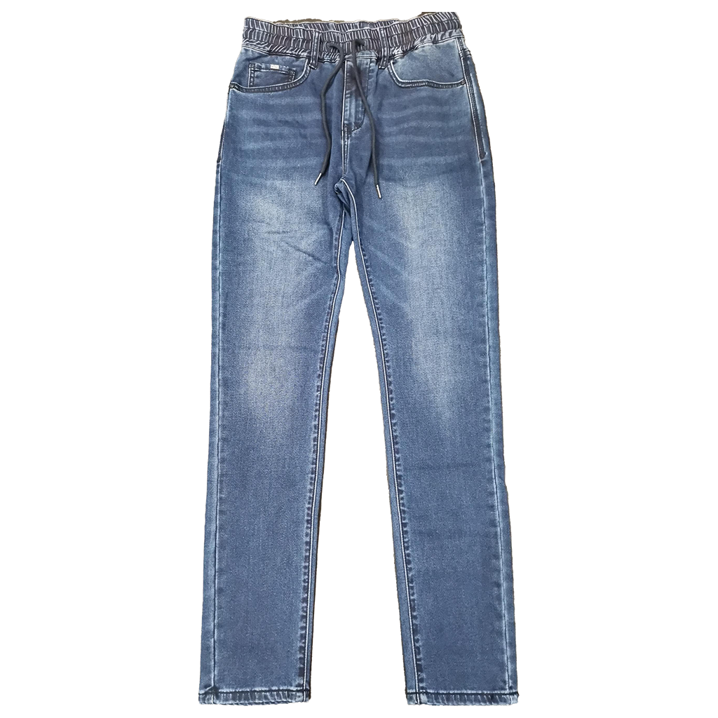 Pure Premium Giovani Joggers In Indigo
