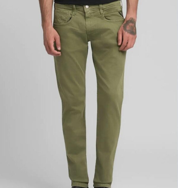 Replay Mens 574 Jeans In Green