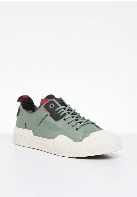Palladium Mens Ace City Shell Shoes In Agave
