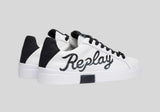 Replay Womens Polys W Write Sneakers In White/Black