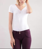 Freddy Womens Regular-Rise Skinny In Maroon