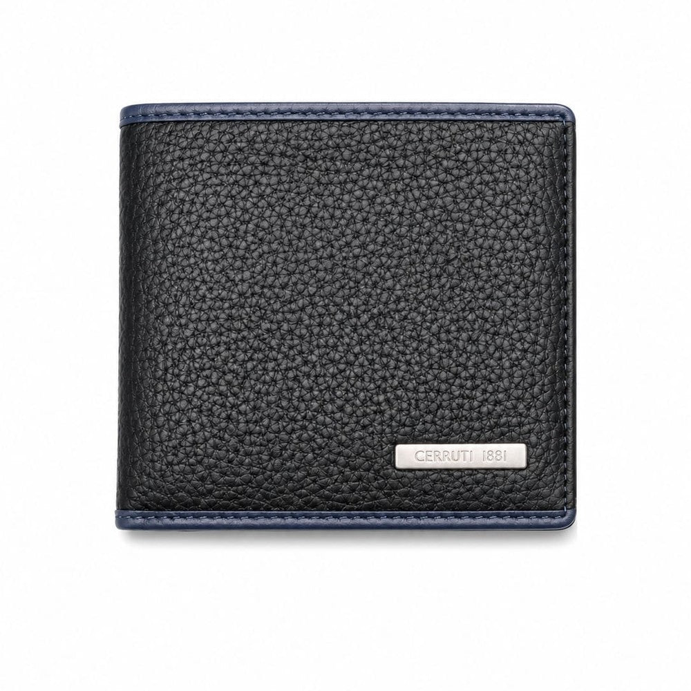 Cerruti 1881 Mens Hassan Wallet In Black/Blue