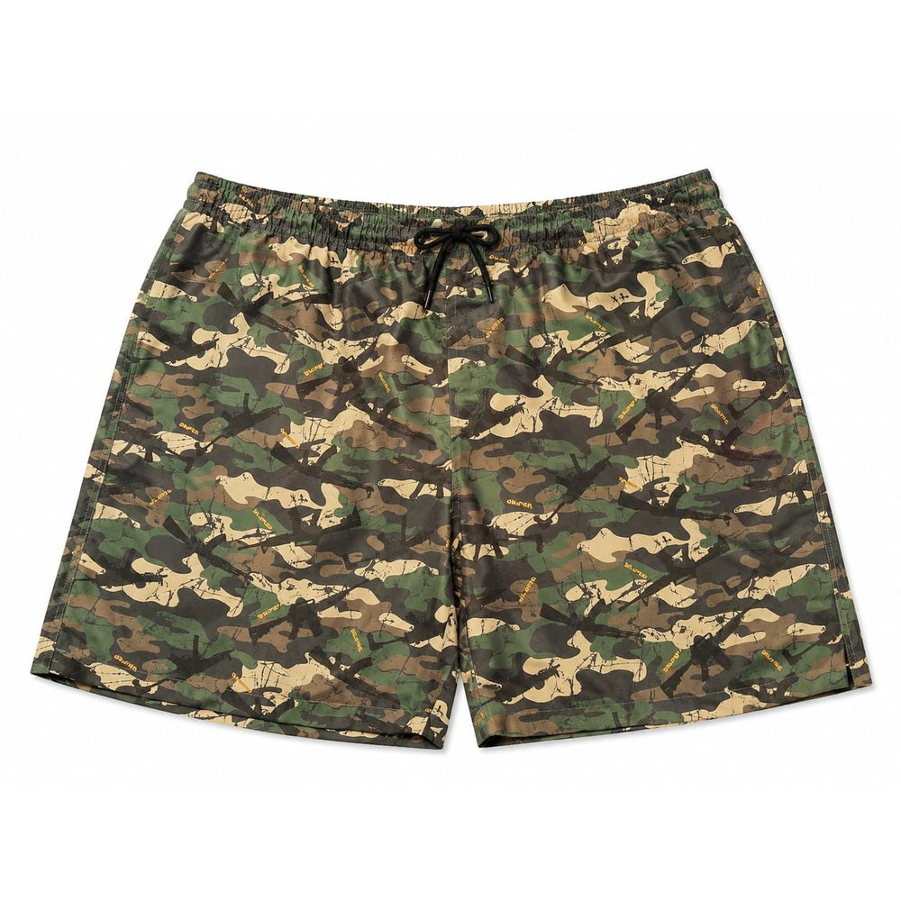 Sniper Mens Swim Shorts In Jungle