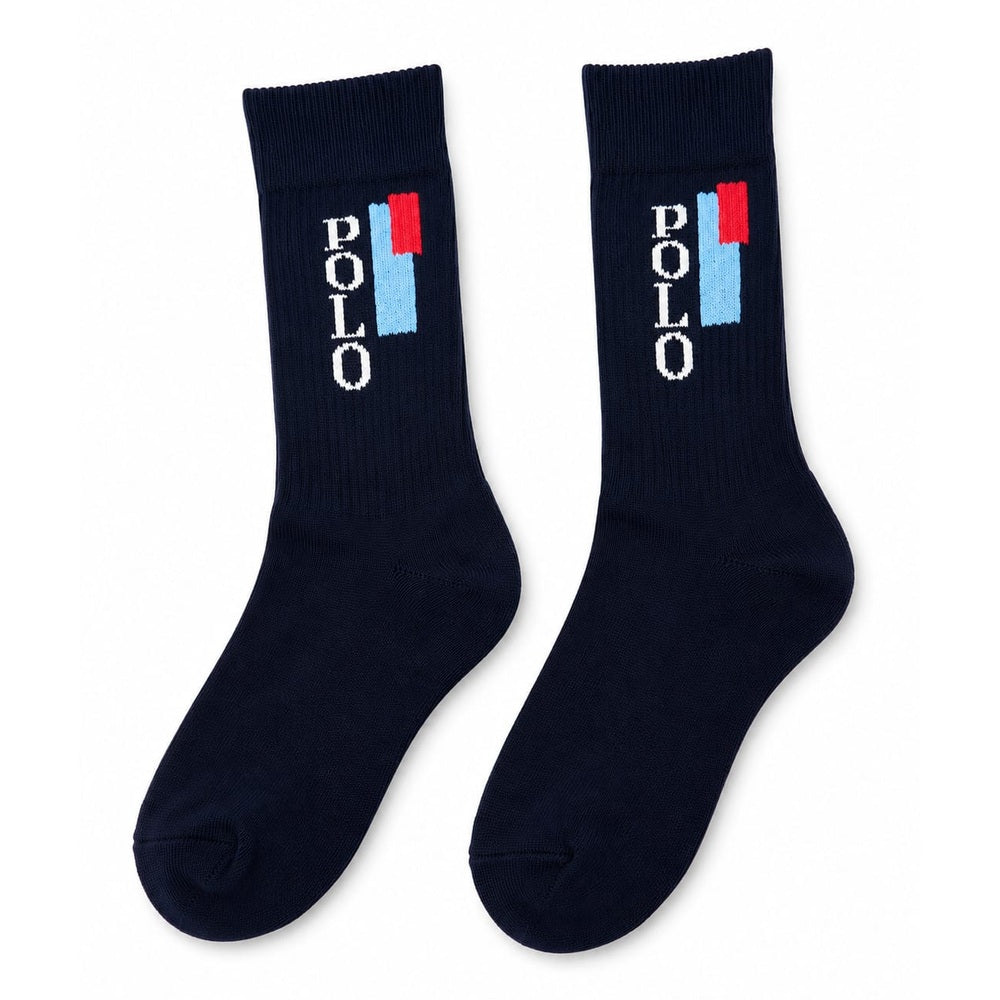 Polo Mens Sport Crew Socks In Navy