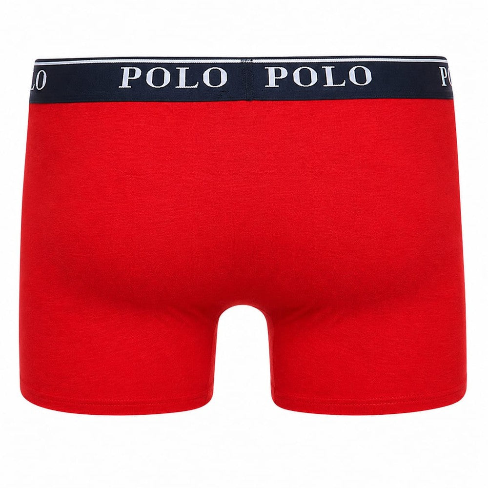 Polo Mens Ellis Big Pony Knit Boxer In Red/Navy