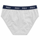 Polo Men Rob Plain Knit Briefs In Grey/Navy