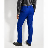 Polo Mens Classic Custom Fit Formal Pants In Royal Blue