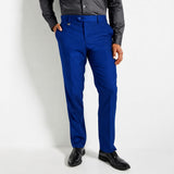 Polo Mens Classic Custom Fit Formal Pants In Royal Blue