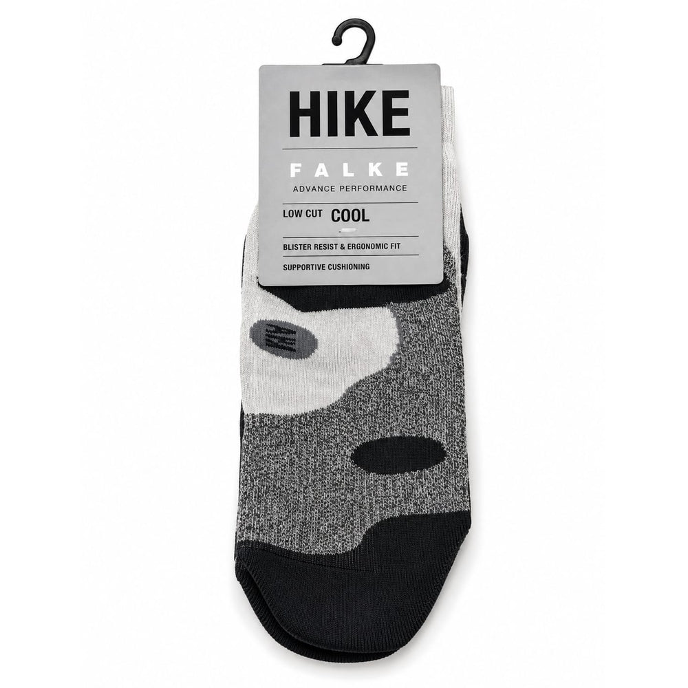 Falke Mens Advance Hike Cool Low Cut Anklet Socks In Grey/Black