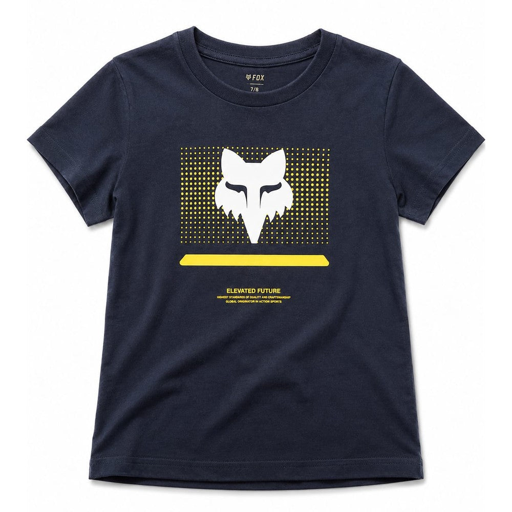 Fox Racing Boys Optical Short Sleeves T-Shirt In Cobalt