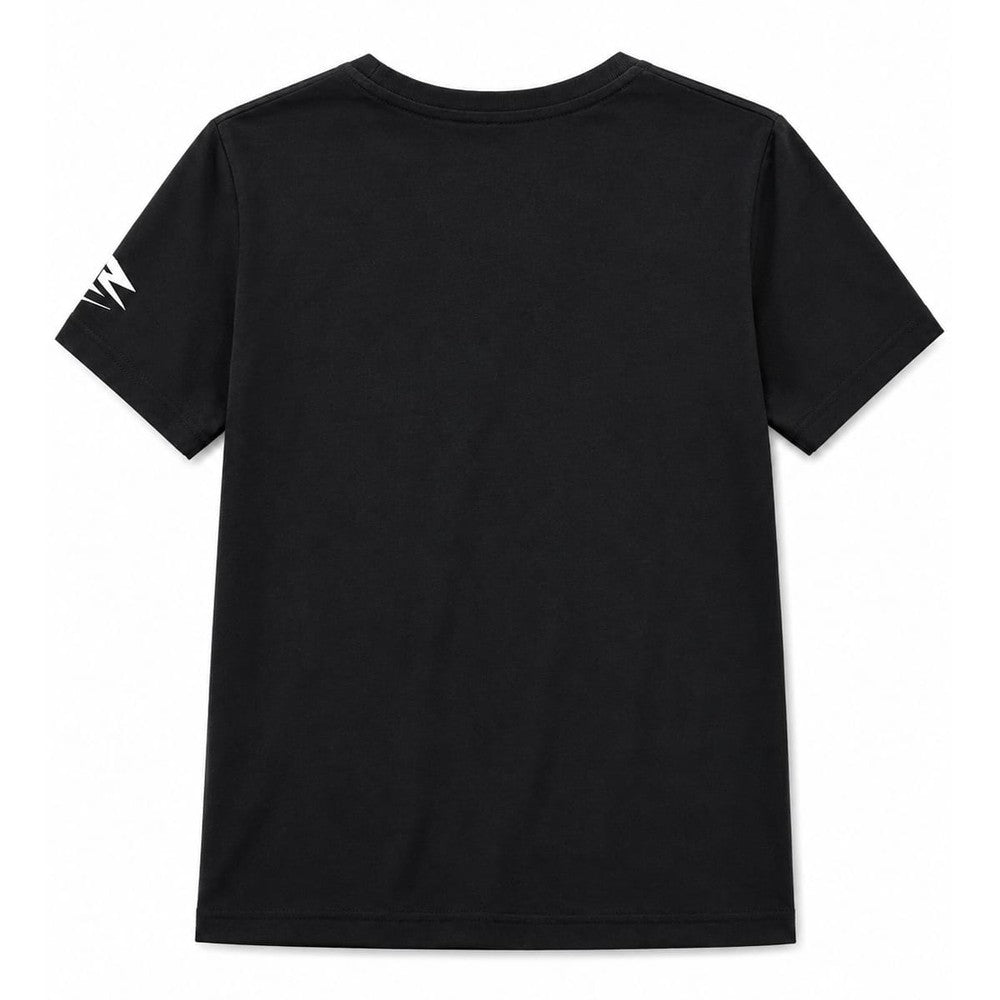 Nike Girls Level Up Gradient Boxy T-Shirt In Black Multi