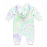 Converse Unisex Kids Hooded Coverall Romper In White Multi