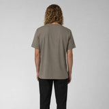 Caterpillar Mens Logo T-Shirt In Fossil/Vanilla