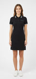 Ben Sherman Womens Briar Short Sleeves Polo Dress In Black