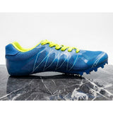 Lotto Mens Athletic Spike Sprint Shoes In Royal Blue/Yellow
