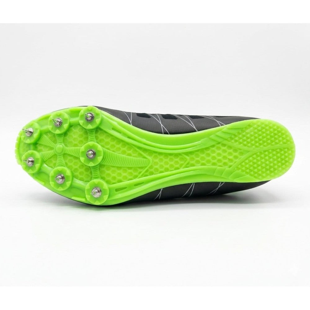 Lotto Mens Athletic Spike Sprint Shoes In Black/Yellow