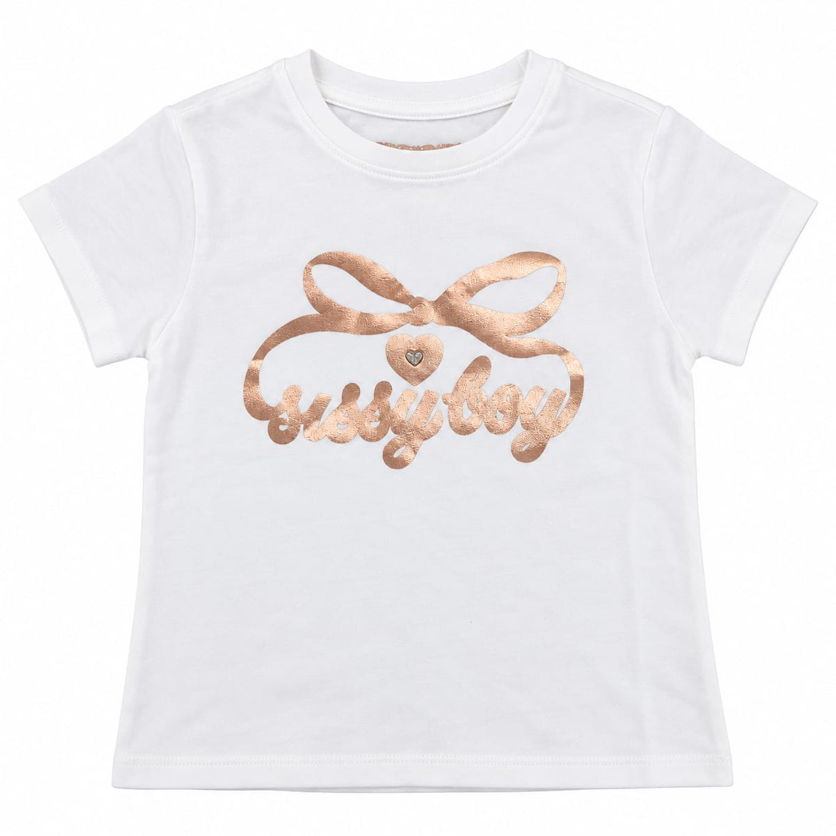 Sissy Boy Royal Love Tweens T-Shirt In White
