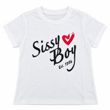 Sissy Boy Tween Regular T-Shirt With Lipstick In White