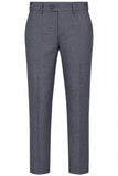 Polo Mens Custom Fit Linen Trouser In Indigo