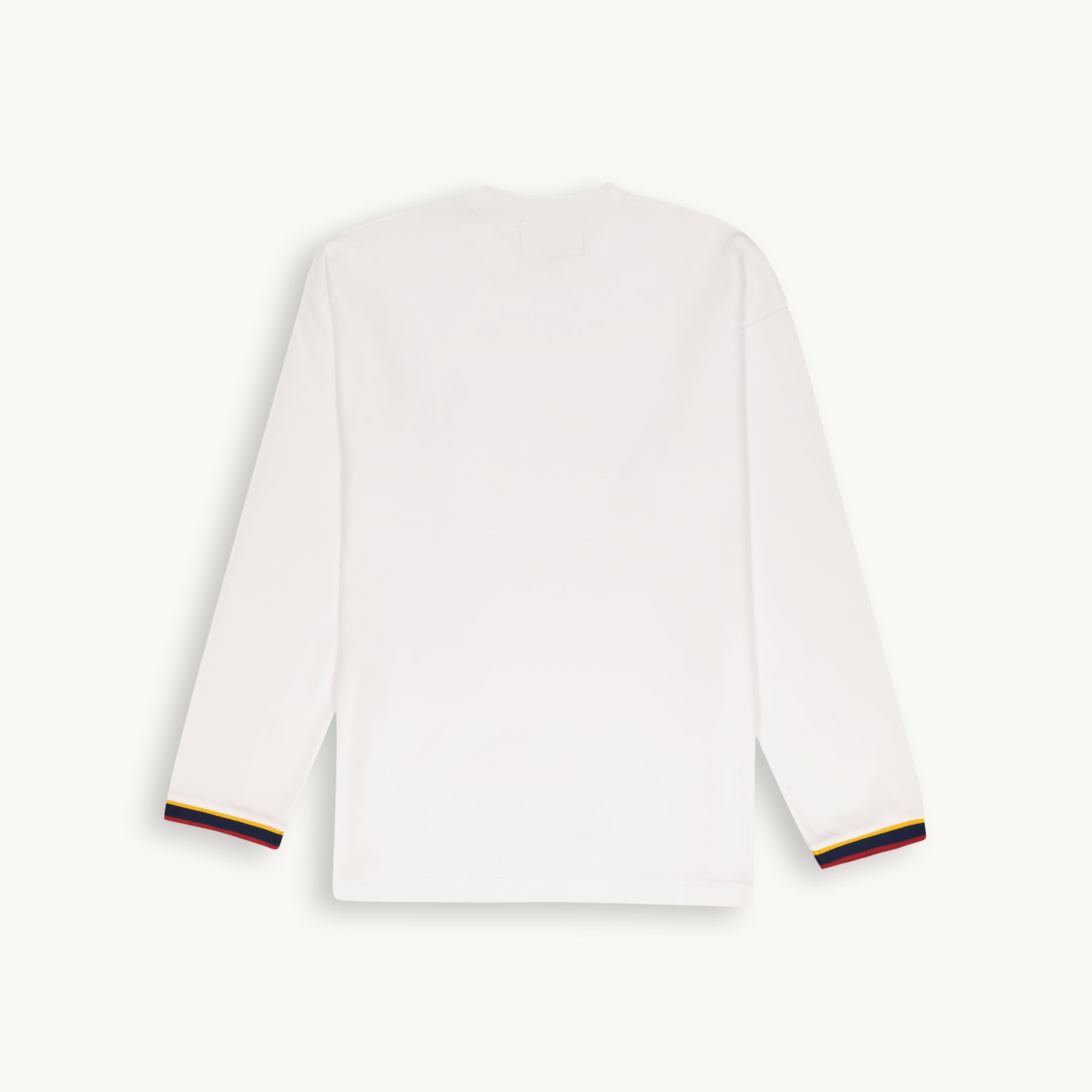 Tshepo Jeans Flag Cuff Ls T-Shirt Monarch White