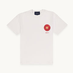 Tshepo Jeans Unisex Ovi Vinyl T-Shirt In White