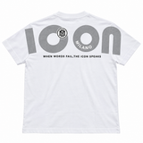 Icon Milano Mens Shoulder Logo T-Shirt In Grey