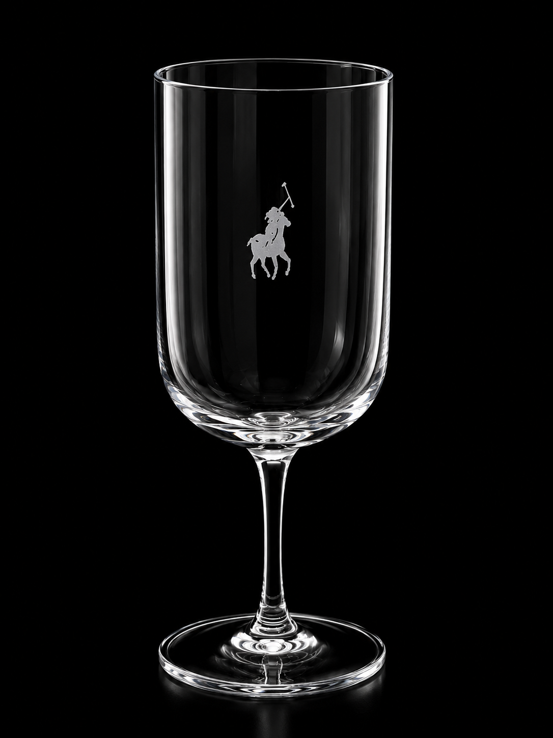 Polo White Wine Glasses 4 Piece Set In Transparent