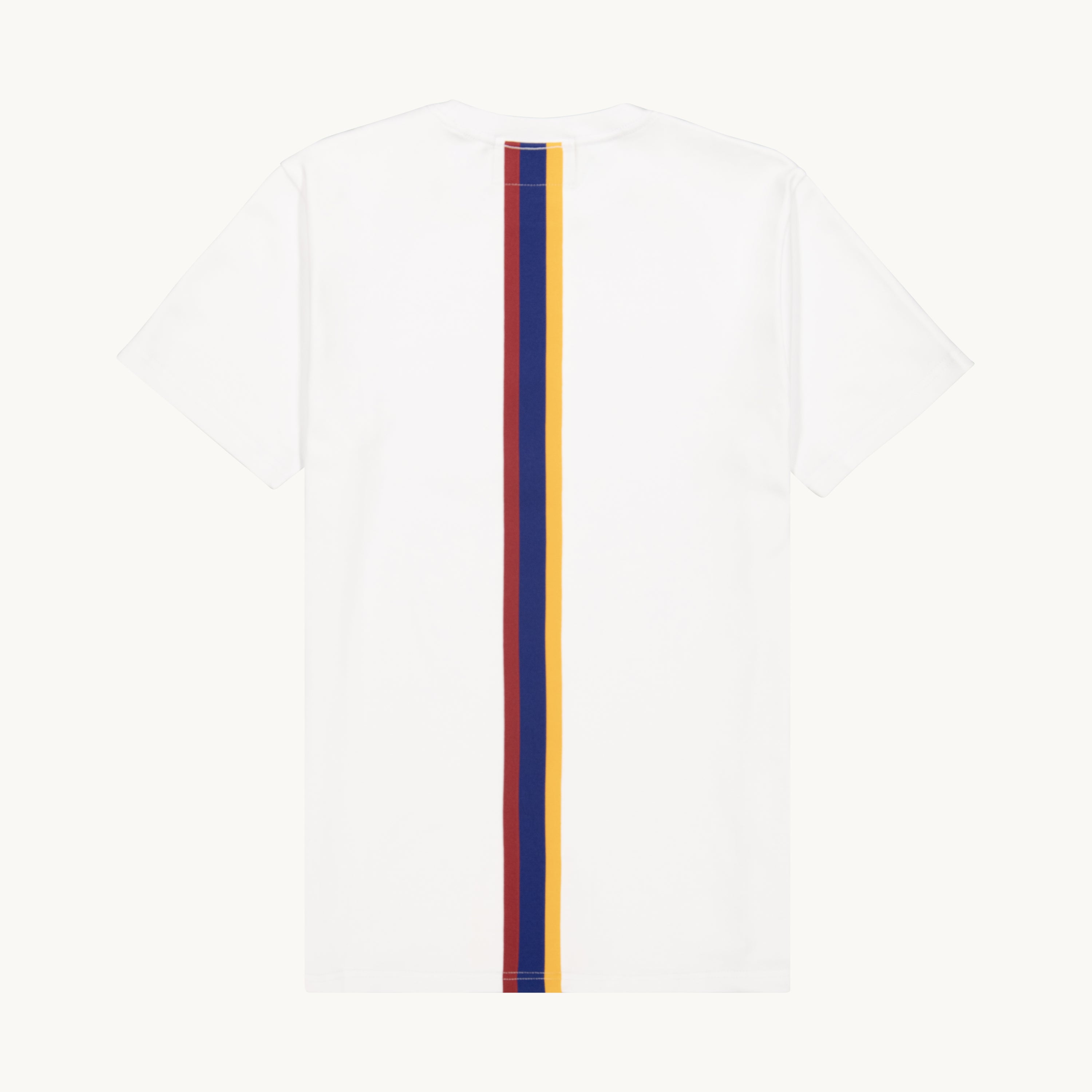 Tshepo Jeans Flag Stripe T-Shirt White
