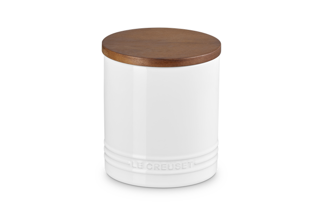 Le Creuset S Canister W/Lid 1.1L White