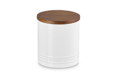 Le Creuset S Canister W/Lid 1.1L White