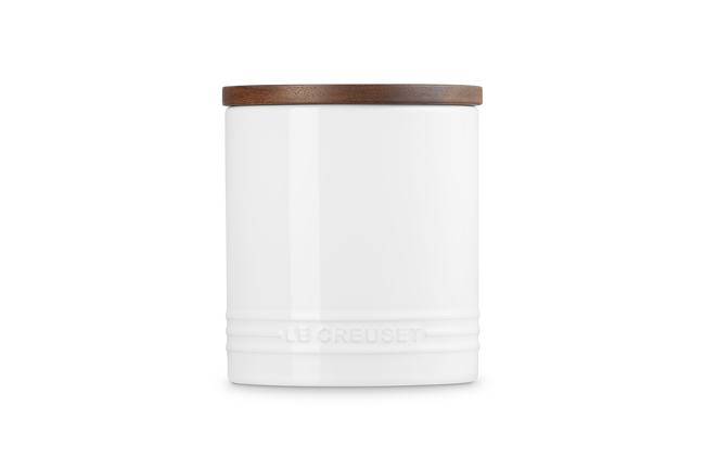Le Creuset S Canister W/Lid 1.1L White