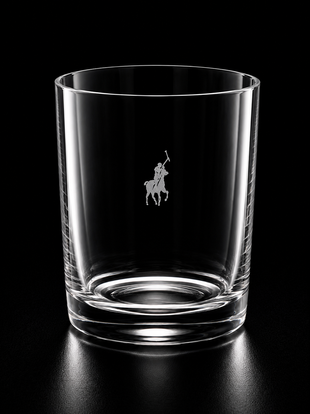 Polo Whiskey Tumbler 6 Piece Set In Transparent