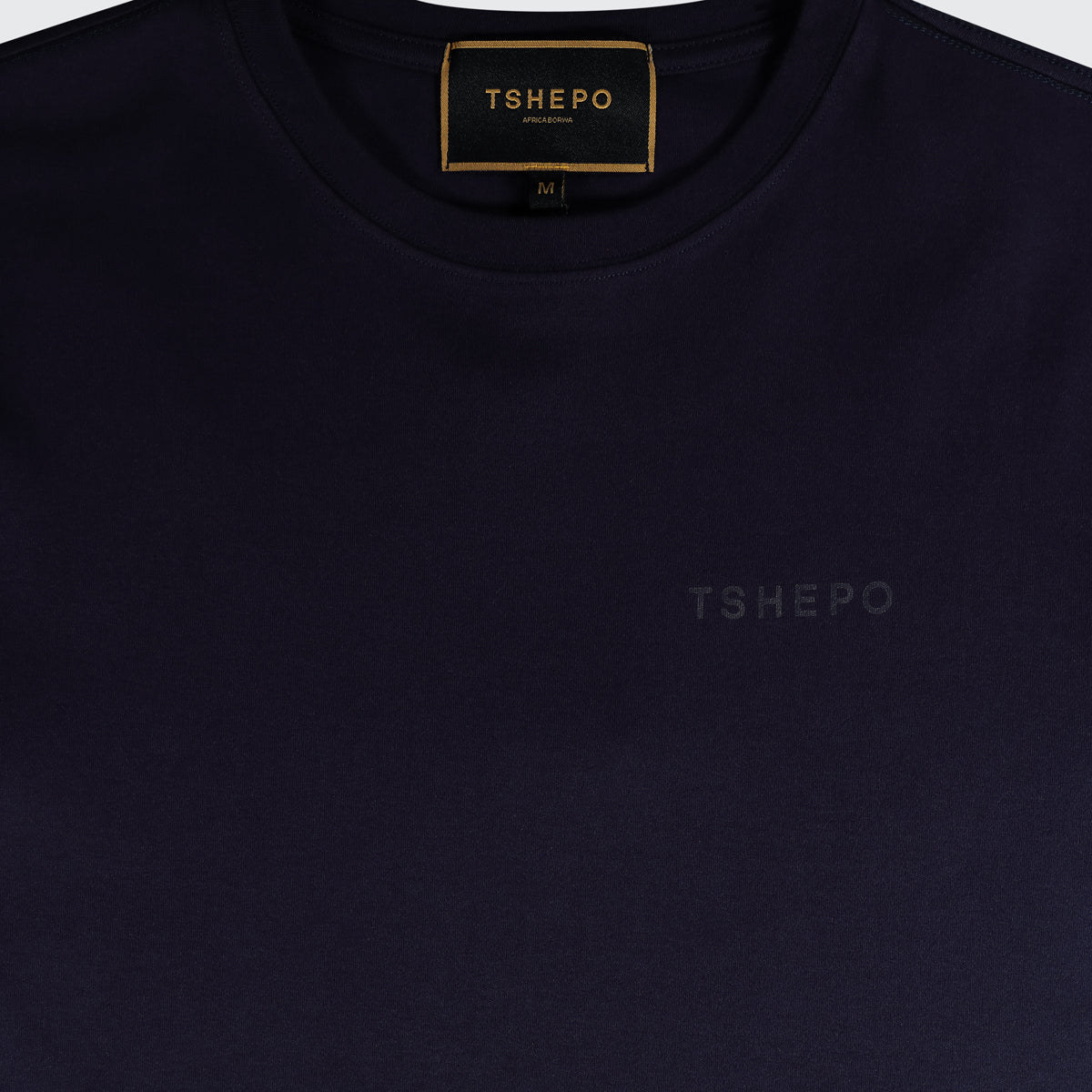 Tshepo Jeans Unisex Wordmark T-Shirts In Navy