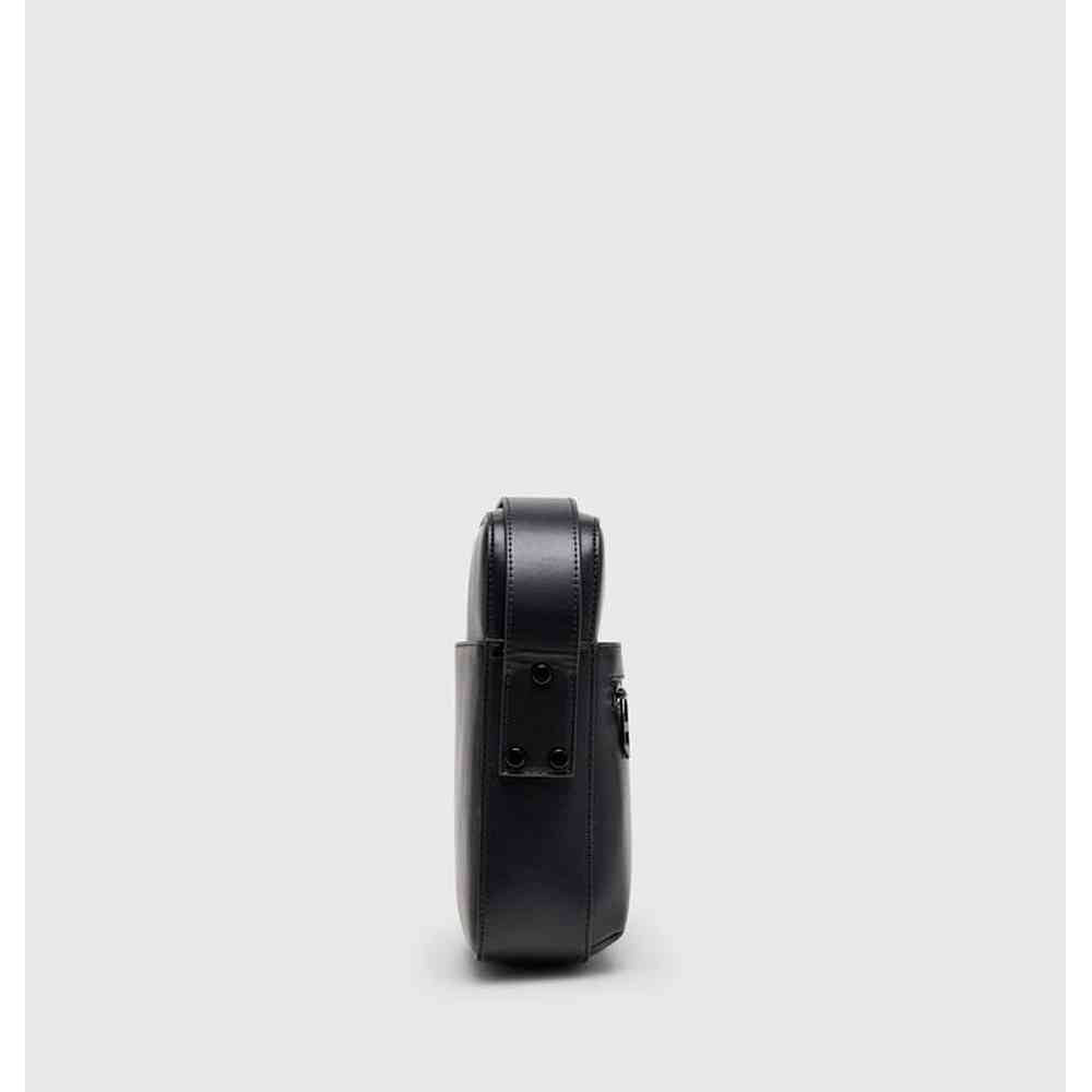 Diesel Mens Rivet D Crossbody Bag In Black
