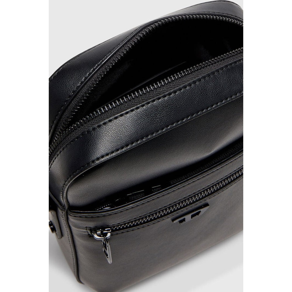 Diesel Mens Rivet D Crossbody Bag In Black
