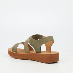 Butterfly Feet Ladies Xara 6 Olive Sandals