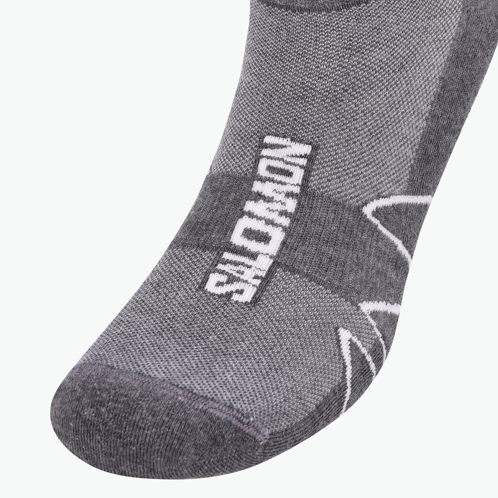 Salomon Mens Sonic Socks In Light Grey